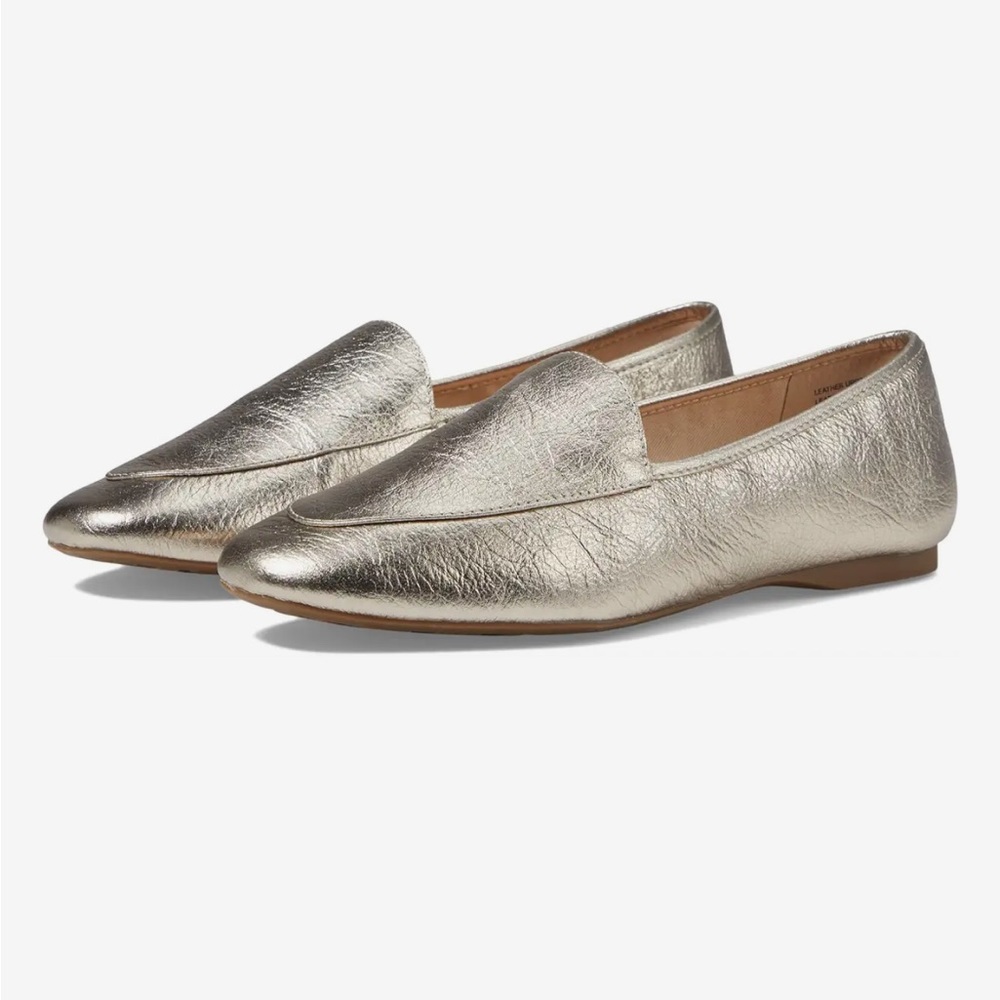 Birdies light metallic gold shoes